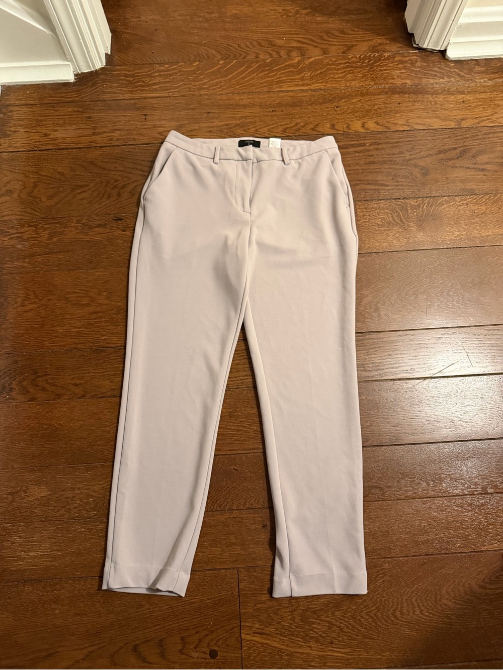 Tahari Tailored Ponte Ankle Pants - Light purple